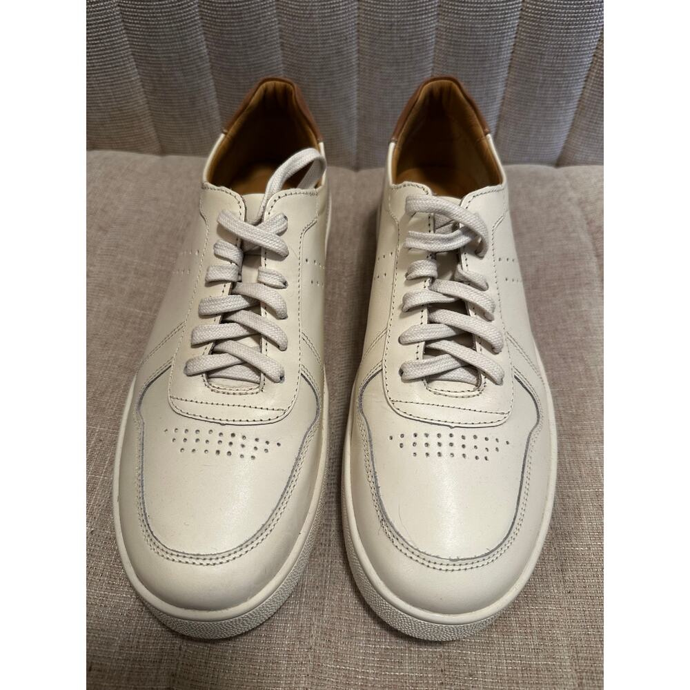 NISOLO LEATHER UPPER BRIA GO TO COURT SNEAKERS; SIZE 10
